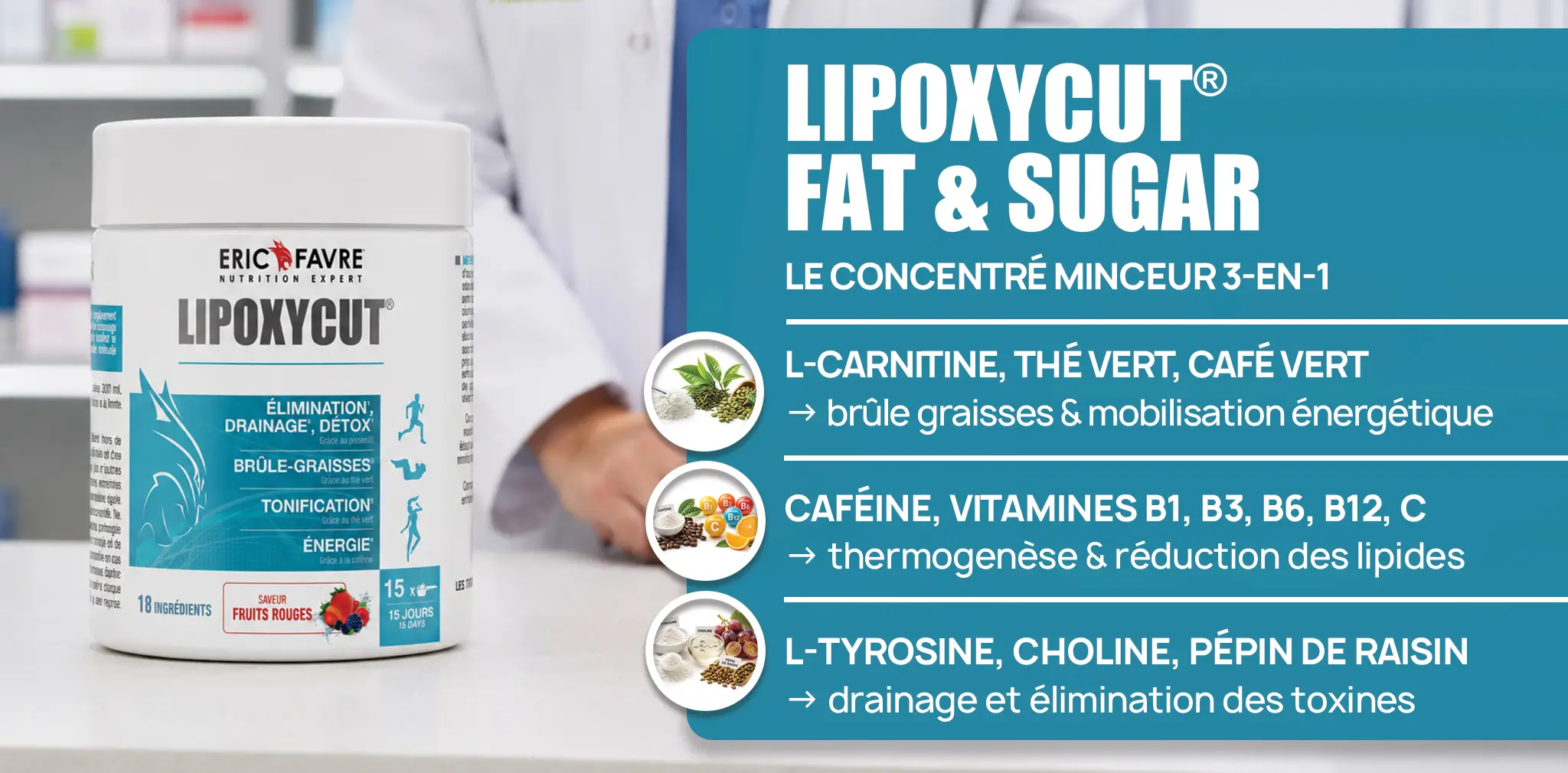 EF LIPOXYCUT FAT AND SUGAR ERIC FAVRE