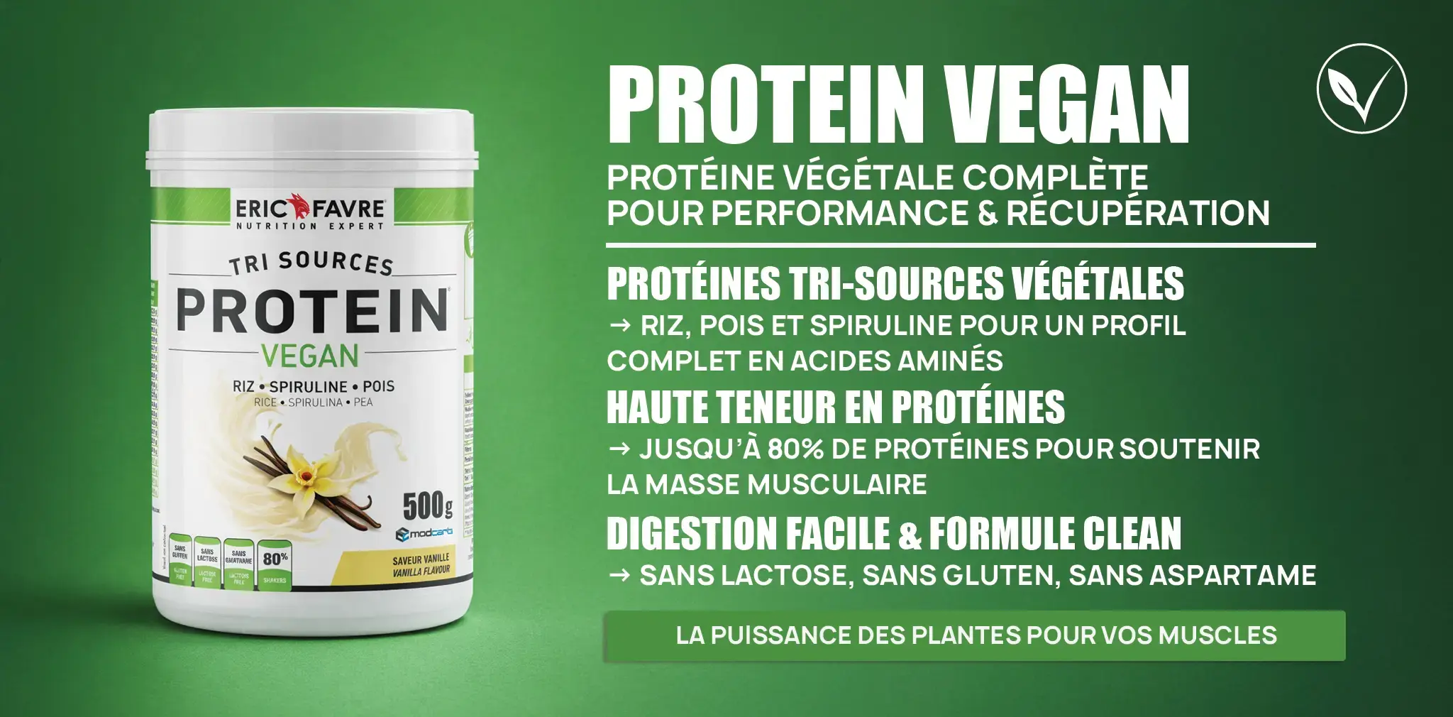EF PROTEIN VEGAN ERIC FAVRE
