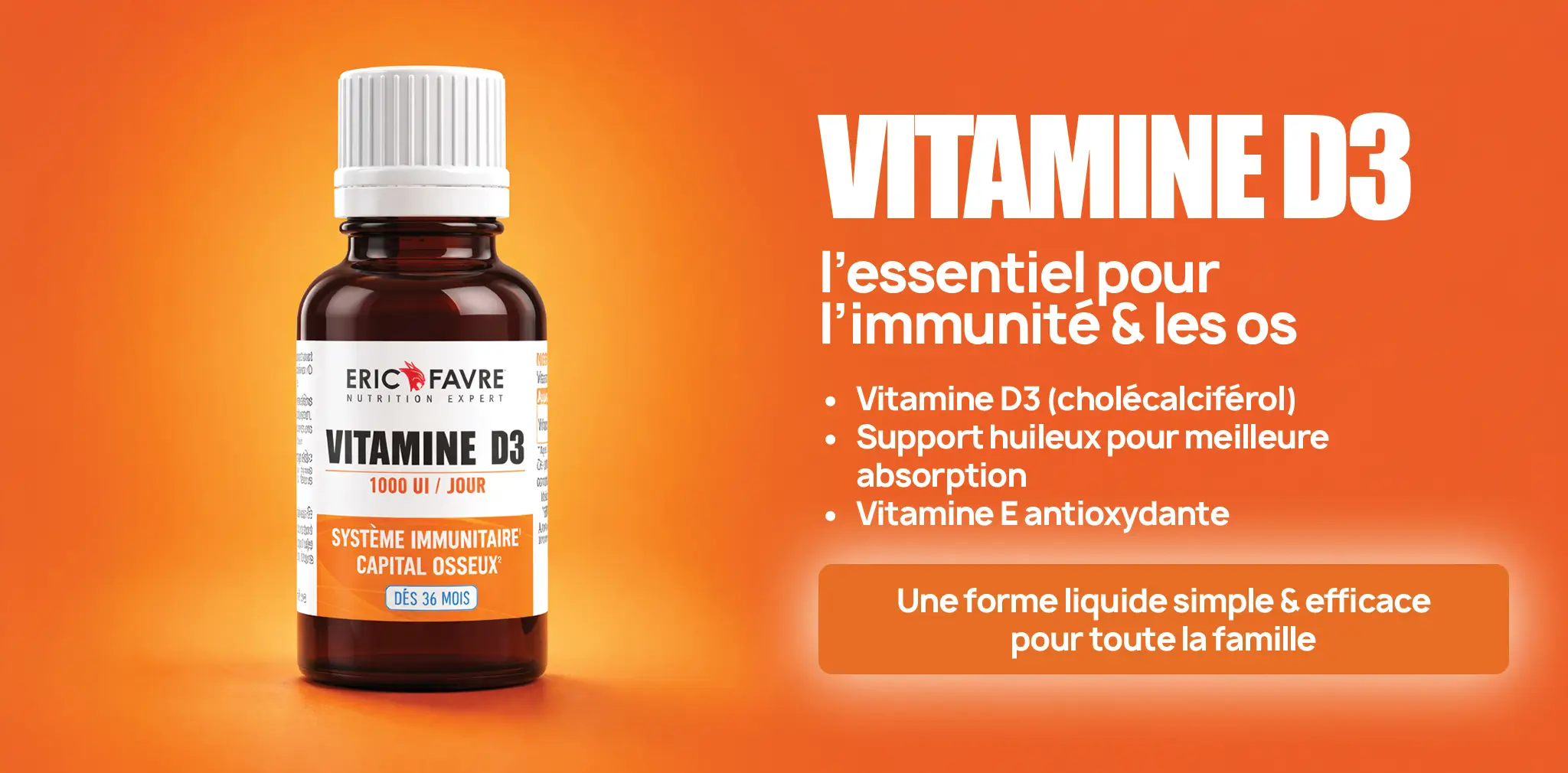 EF VITAMINE D3 FIOLE ERIC FAVRE
