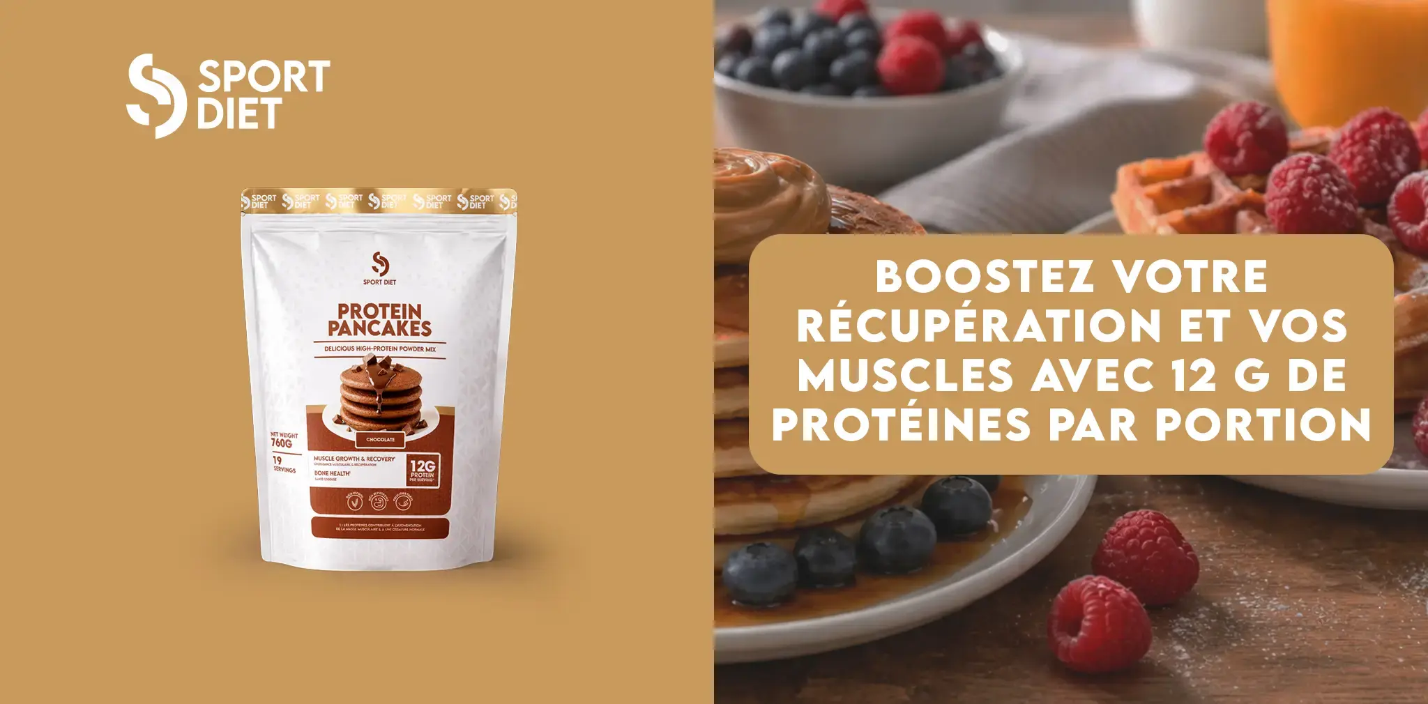 SD PANCAKES PROTEINES SPORT DIET