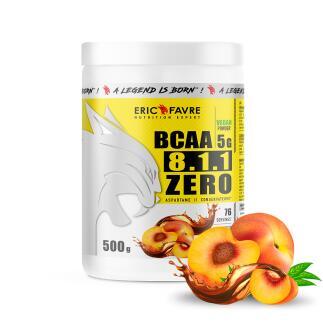 BCAA 8.1.1 Zero Vegan Thé Pêche 500g Eric Favre