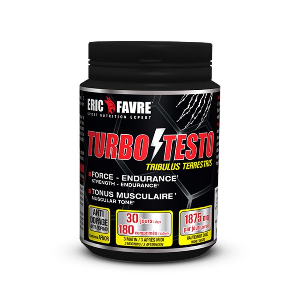 Stimulant Turbo Testo Tribulus Terrestris DLUO 08/2020 Pilulier de
